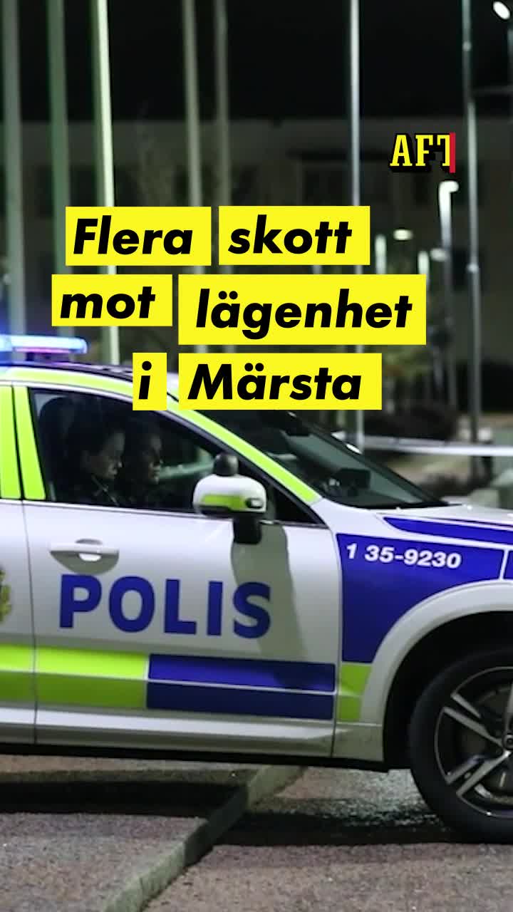 Flera skott mot lägenhet i Märsta: ”Tror gärningsmannen fångats på film”