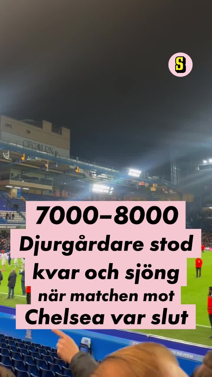 7000-8000 Djurgårdare stod kvar och sjöng