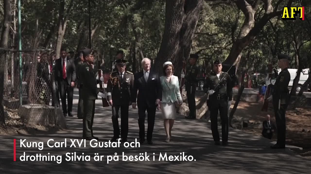 Ducka kungen! Här kommer fanan