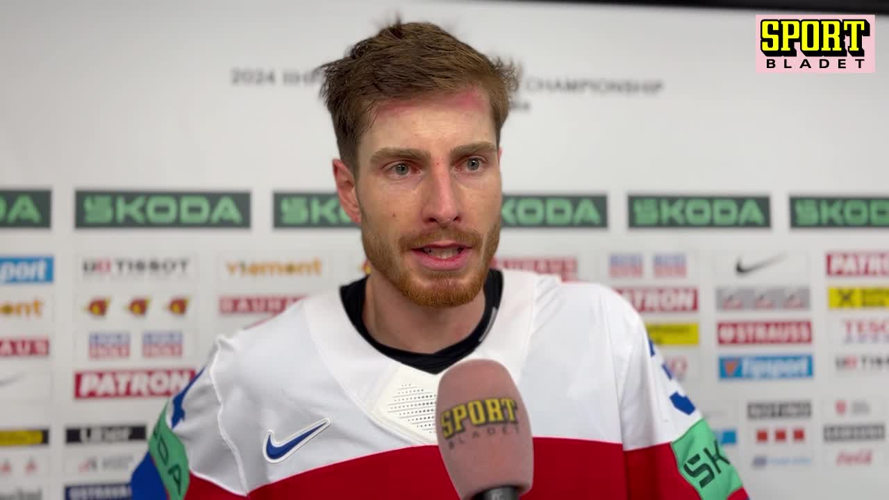 Peter Cehlarik efter Slovakiens skrällseger