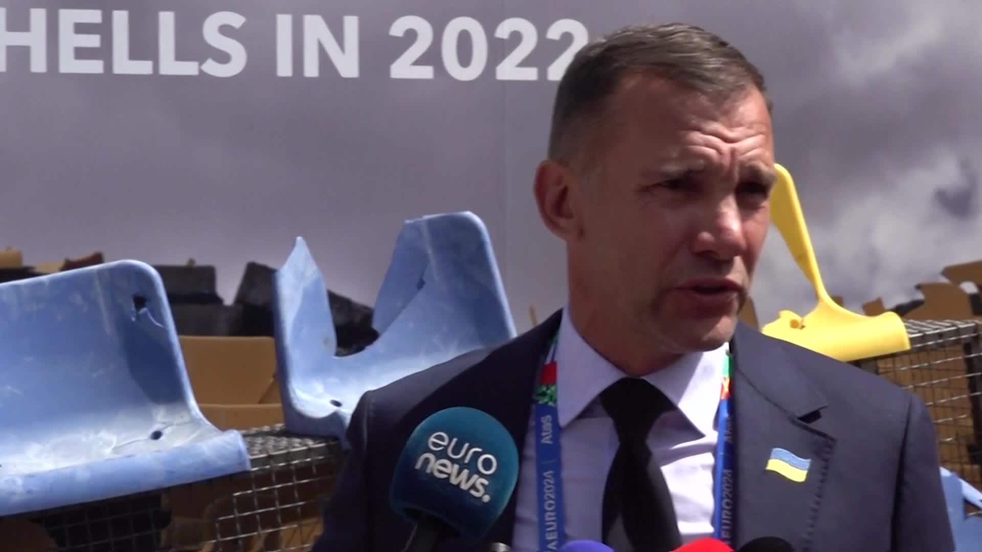 Shevchenko: &ldquo;Idag spelar vi för de som försvarar våra liv och vårt land&rdquo;