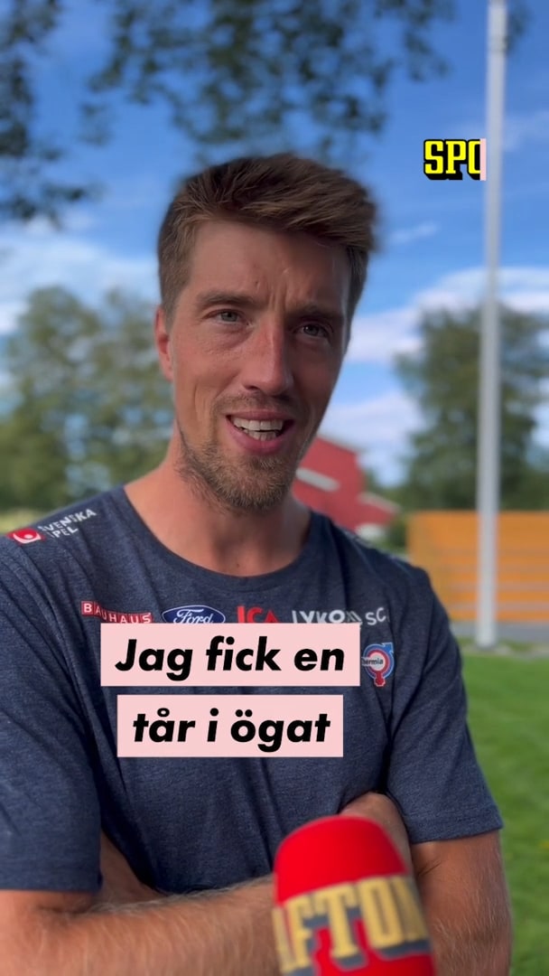 Calle Halfvarsson: ”Fick en tår i ögat&hellip;”