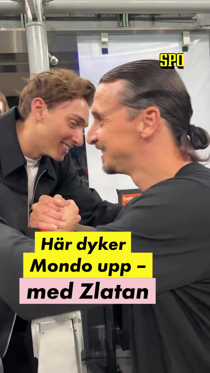 Här dyker Mondo upp – med Zlatan