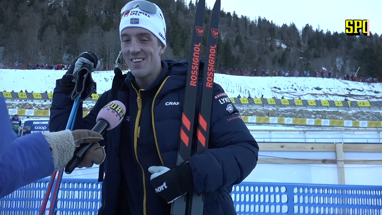 Calle Halfvarsson hyllar Edvin Anger efter jätteloppet