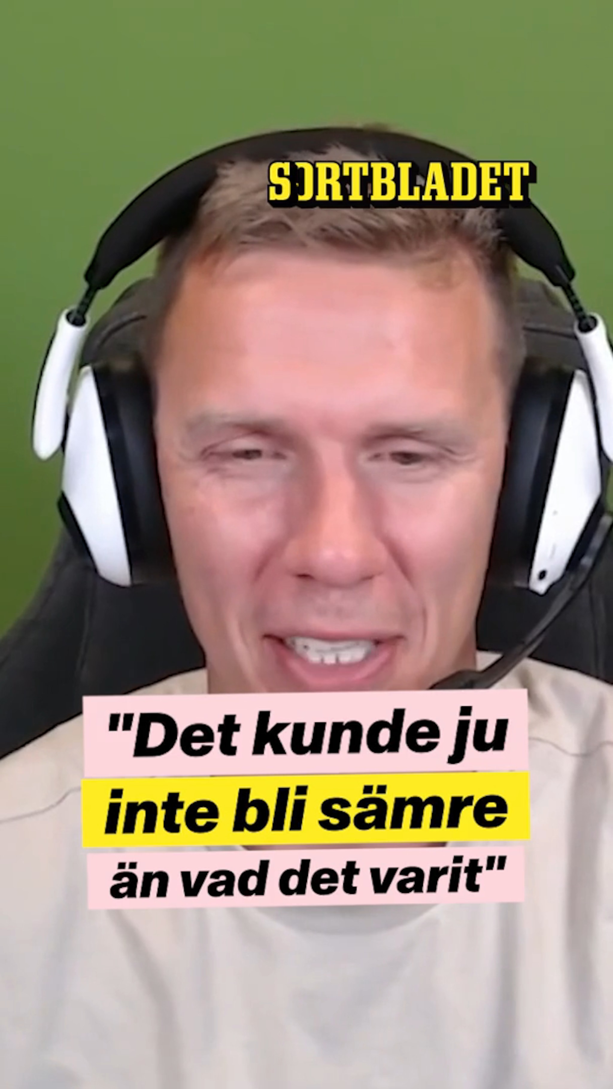 Wernbloom: ”Det kunde ju inte bli sämre”