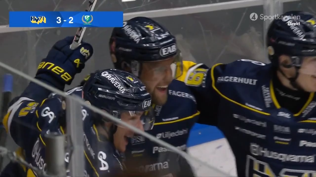 Här vänder HV71 mot Färjestad