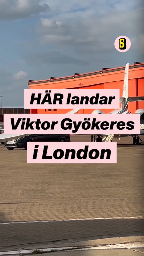 Här landar Viktor Gyökeres i London – se klipp!