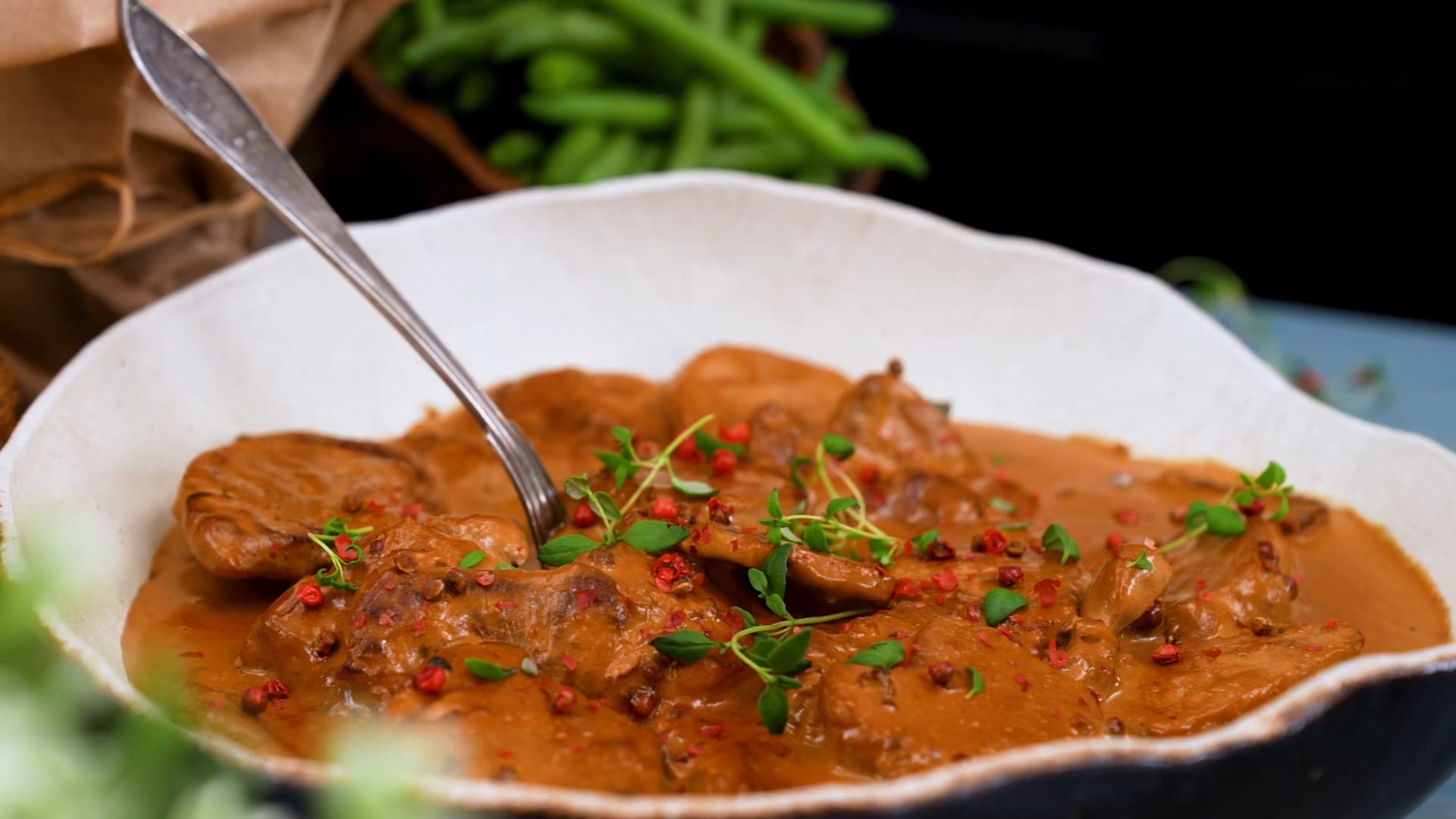 Festlig fläskfilégryta