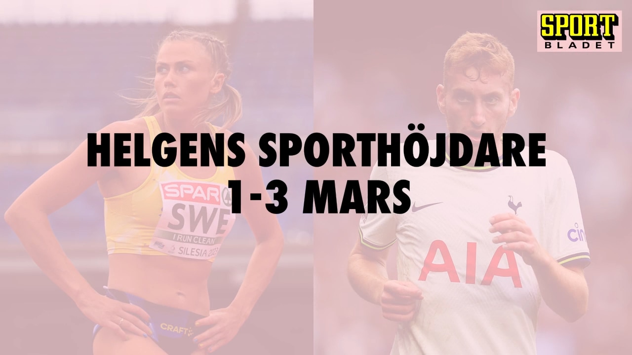 Här är helgens sporthöjdare 1-3 mars