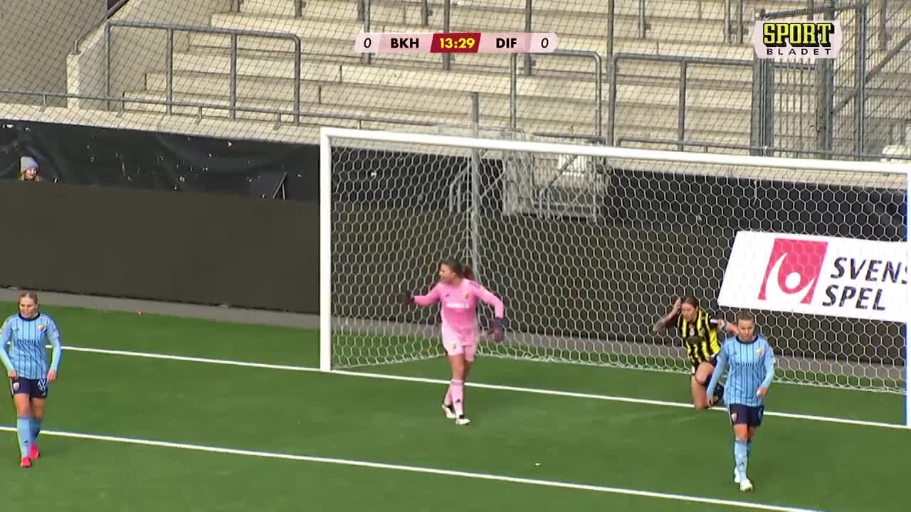 Häcken vidare efter seger mot Djurgården – två mål av Felicia Schröder