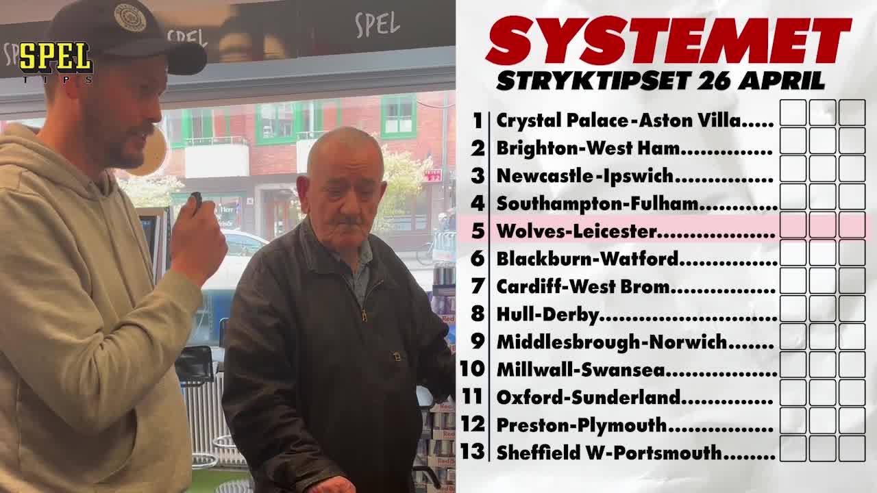Stryktipset 26 april: Experternas guide till 13 rätt
