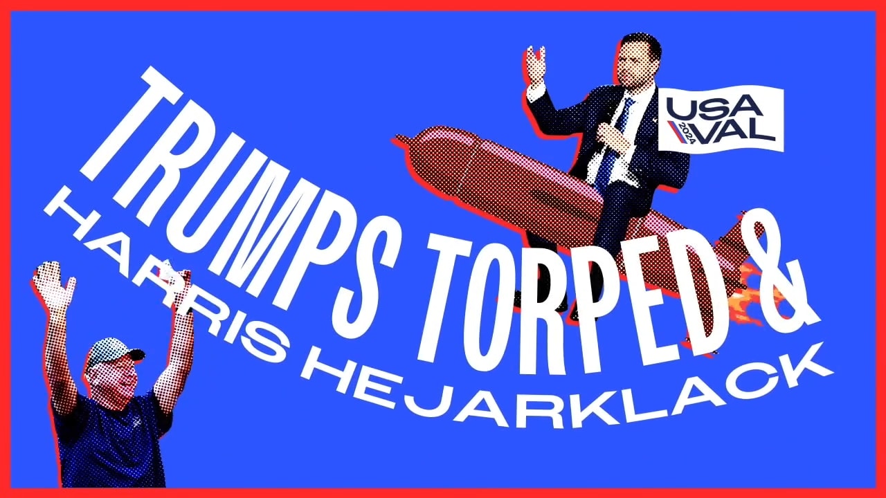 USA-valet 2024: Trumps torped och Harris hejarklack