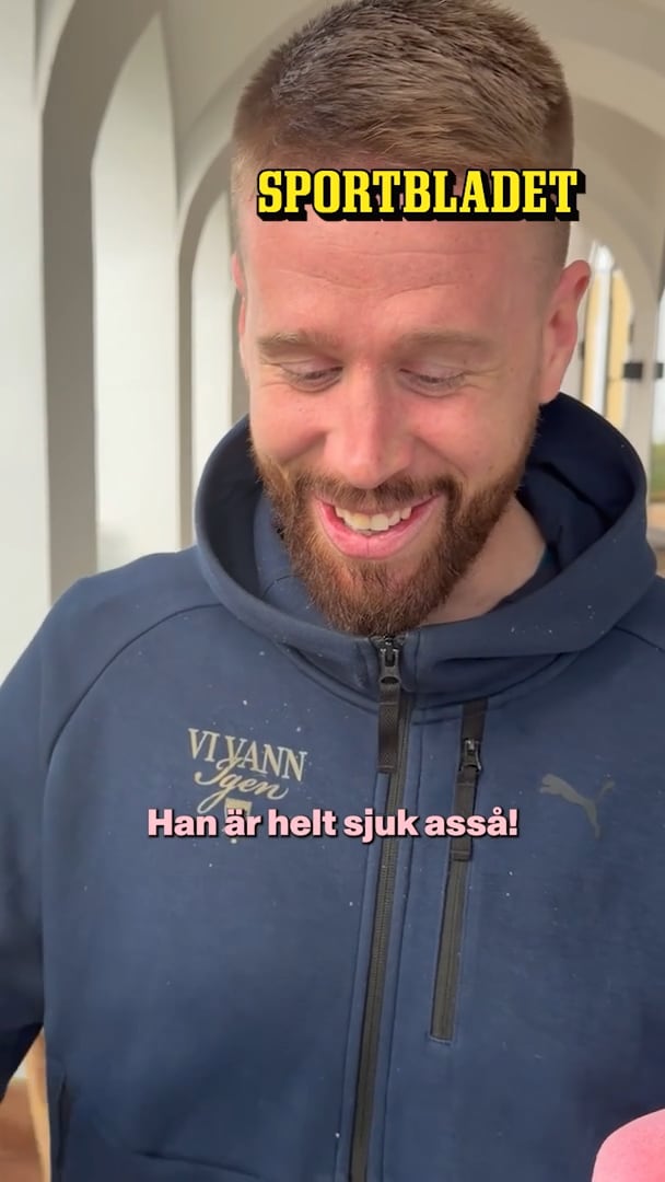 Pontus Jansson blindrankar: "Han är helt galen"