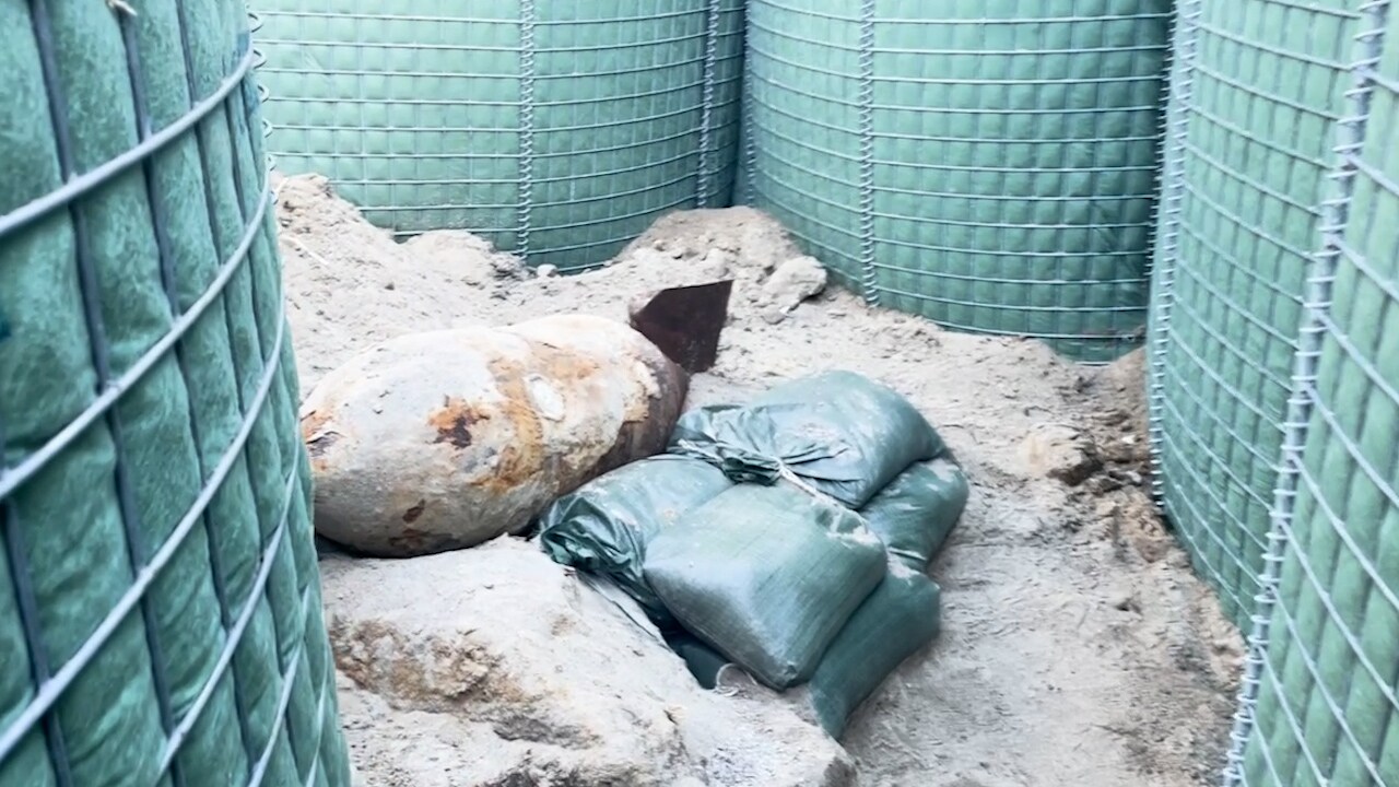 Hittar 250 kilo skarp bomb – mitt i staden