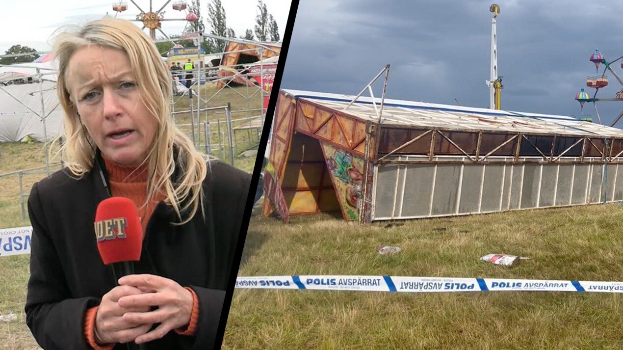 En död när chokladhjul välte