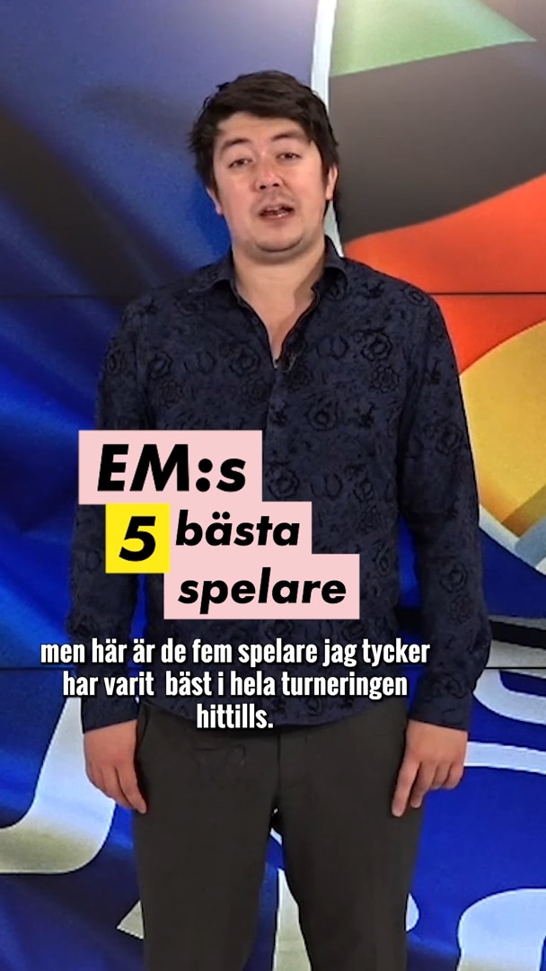 Här är EM:s fem bästa spelare
