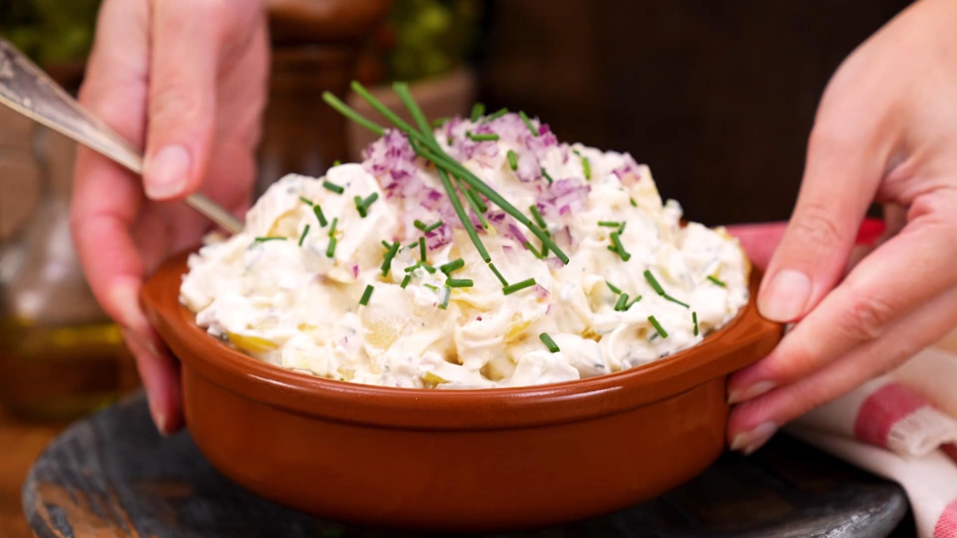 Krämig potatissallad