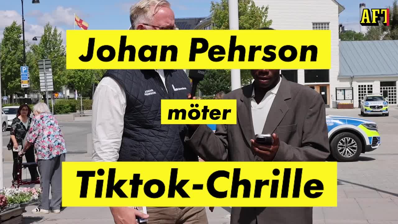 Johan Pehrson (L) möter Tiktok-Chrille