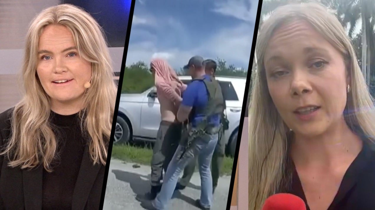Här låg vapenmannen som greps under Trumps golfrunda