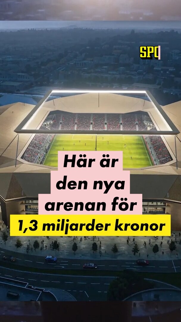 Här är nya arenan – för 1,3 miljarder kronor