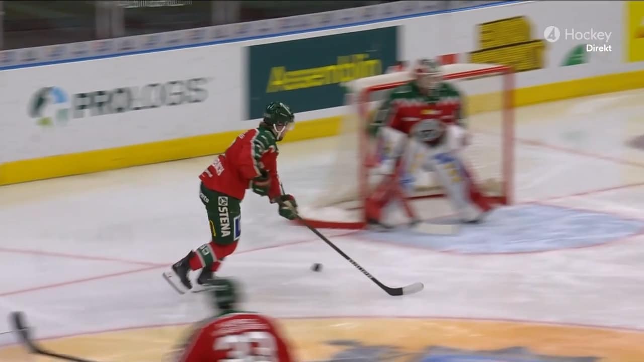 Missar pucken – tvingas till blixträddning