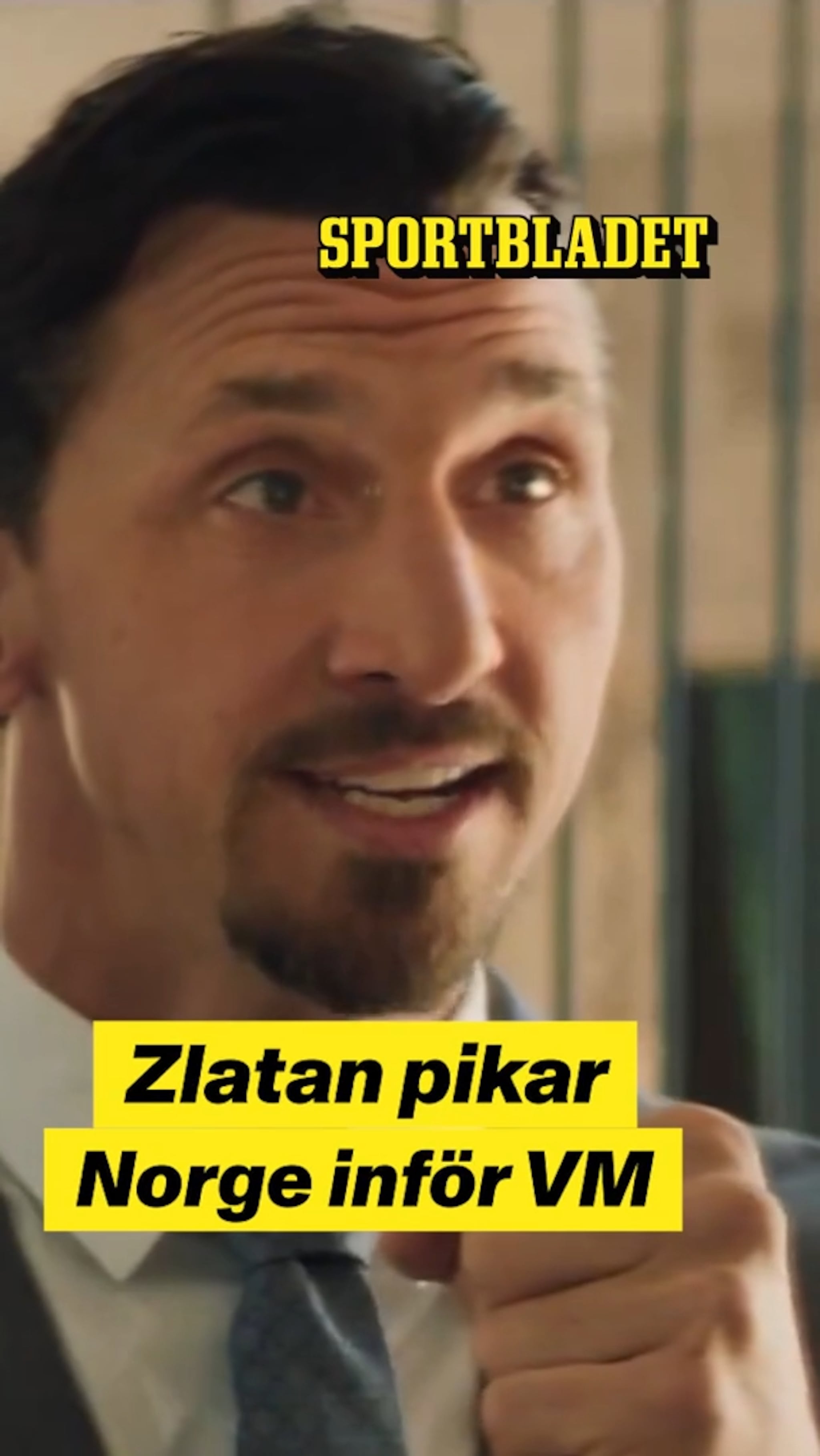 Zlatan pikar Norge: ”De borde vara glada...”