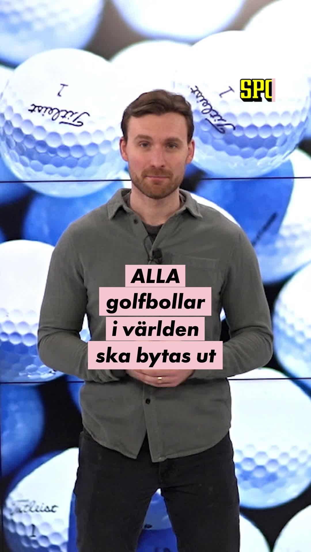 Alla (!) golfbollar i världen ska bytas ut