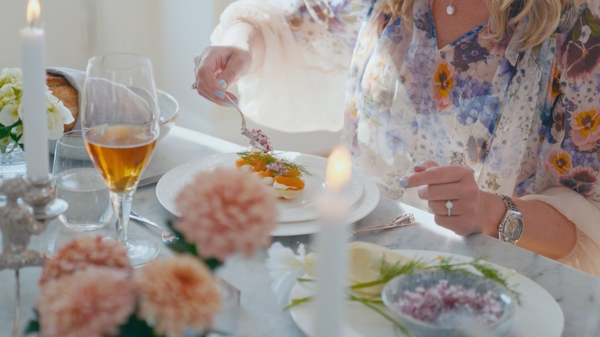 Pannbröd med löjrom