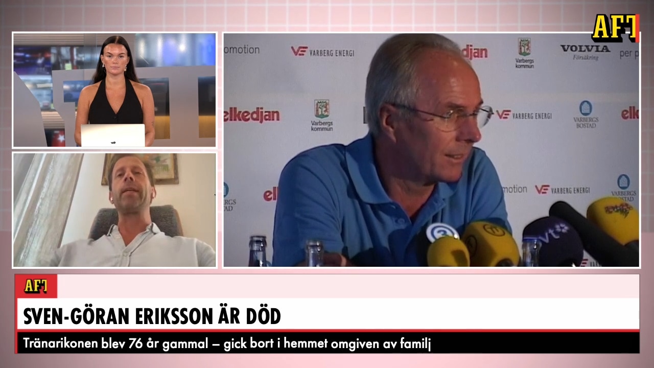 Sven-Göran Eriksson är död – blev 76 år gammal