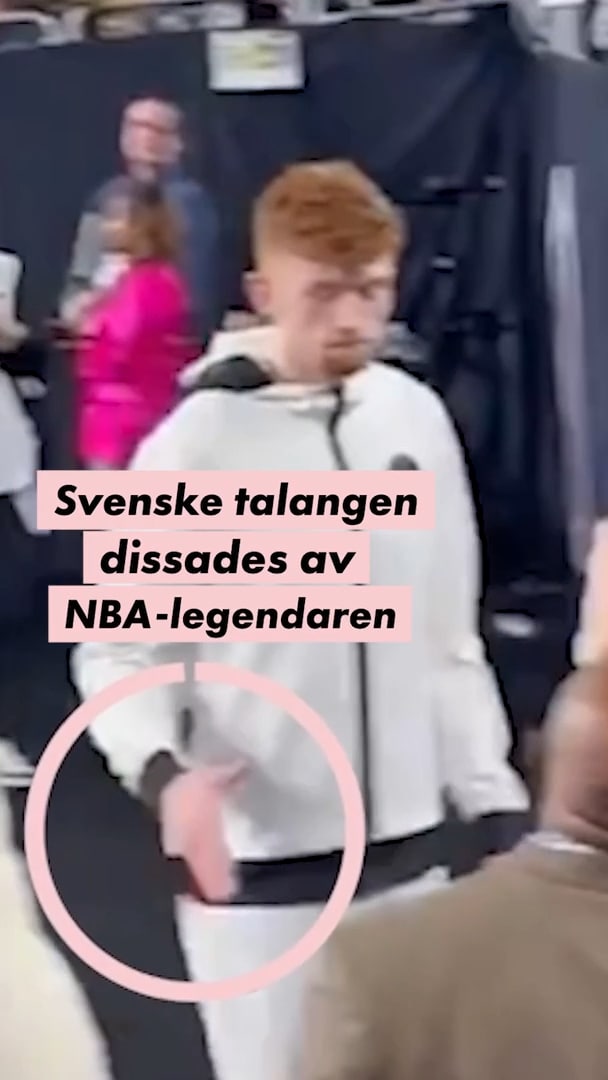 Svenske talangen dissades av NBA-legendaren