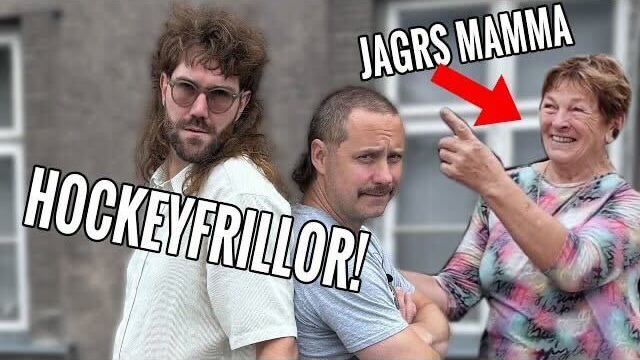 Här skaffar Leifby och Lindfors äkta hockeyfrillor