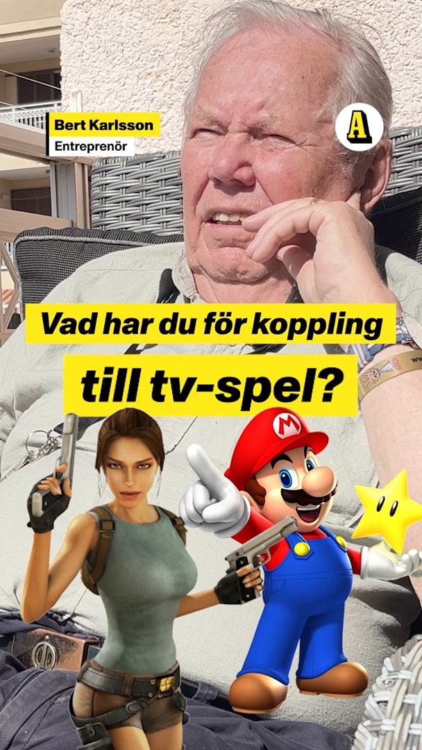 Bert Karlssons relation till tv-spel: "Bara flipper"