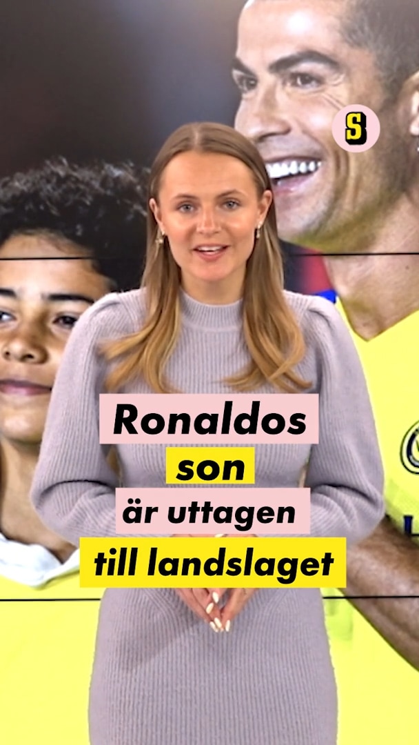 Ronaldos son uttagen till Portugals landslag