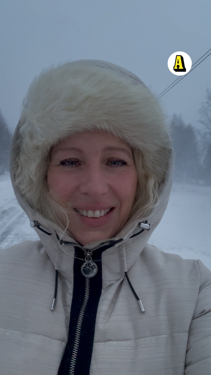 Sandra i stormen: ”Högsta vindstyrkan i Sverige”