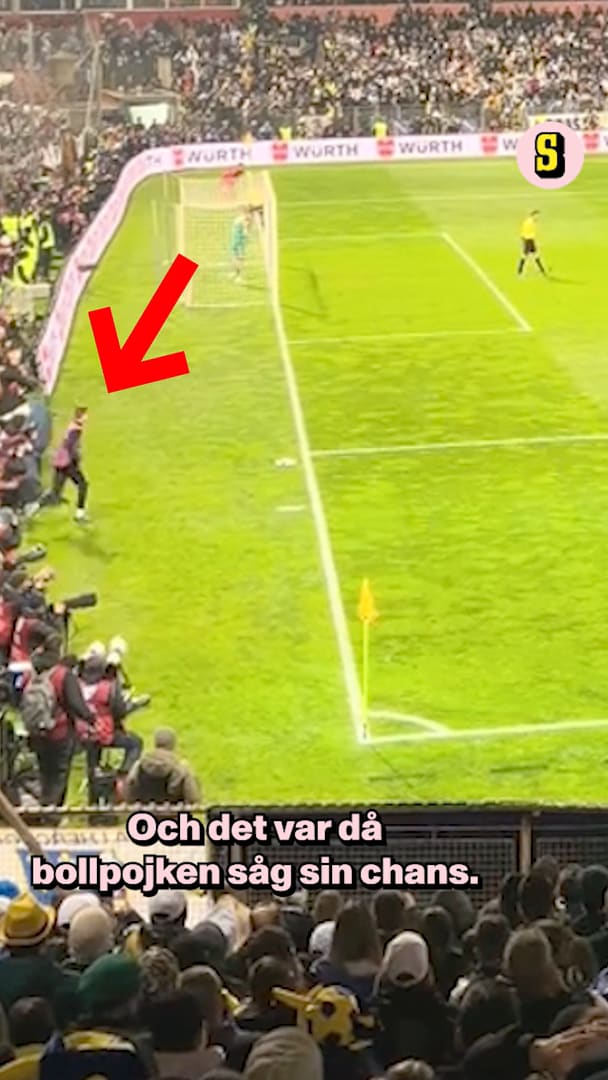 14-årig bollpojke hjälte efter fräck stöld