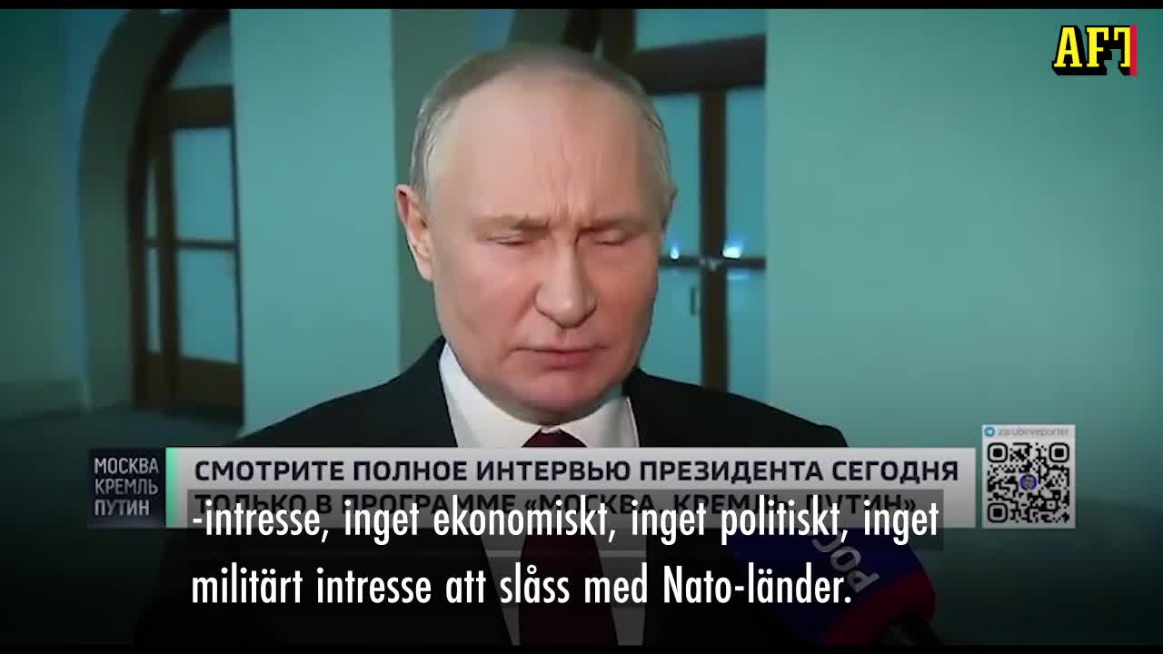 Här uttalar Putin nya hotet mot Finland