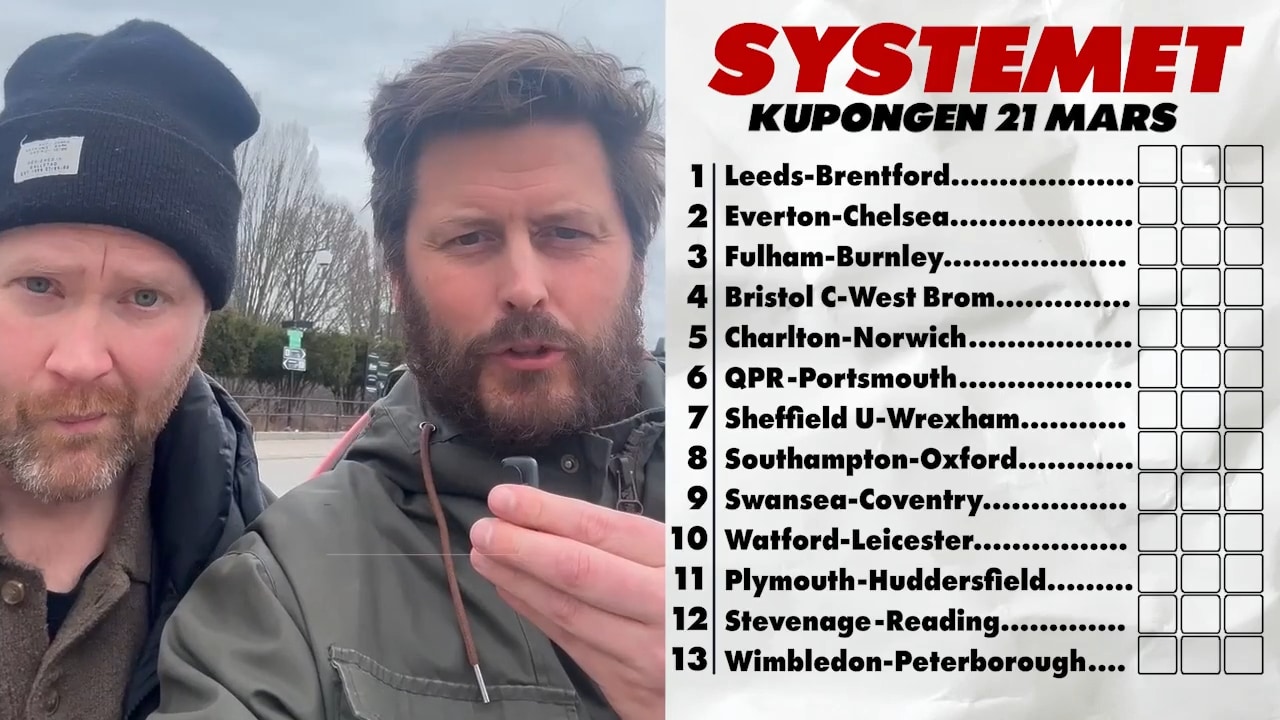 Stryktipset 21 mars: Experternas bästa skrällar, spikar och drag