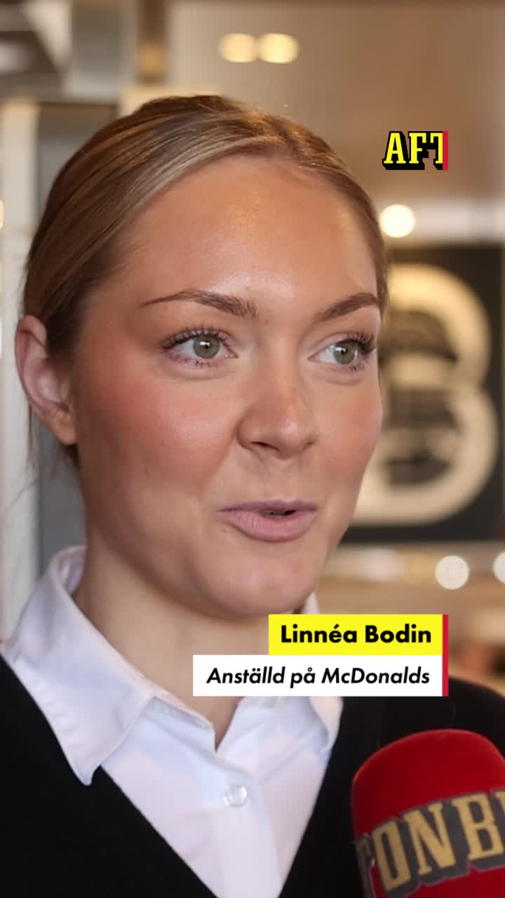 Tyst minut mitt under lunchrusningen på McDonalds