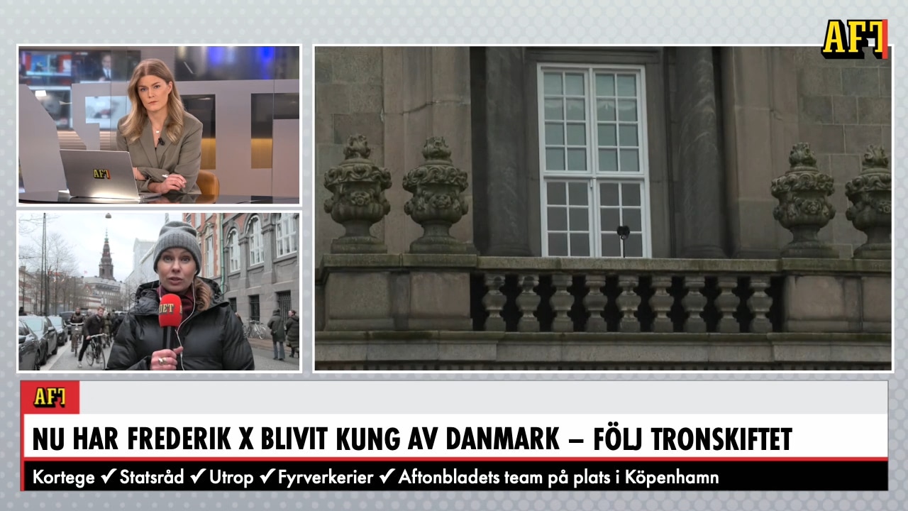 Nu Har Frederik X Blivit Kung Av Danmark - Aftonbladet TV