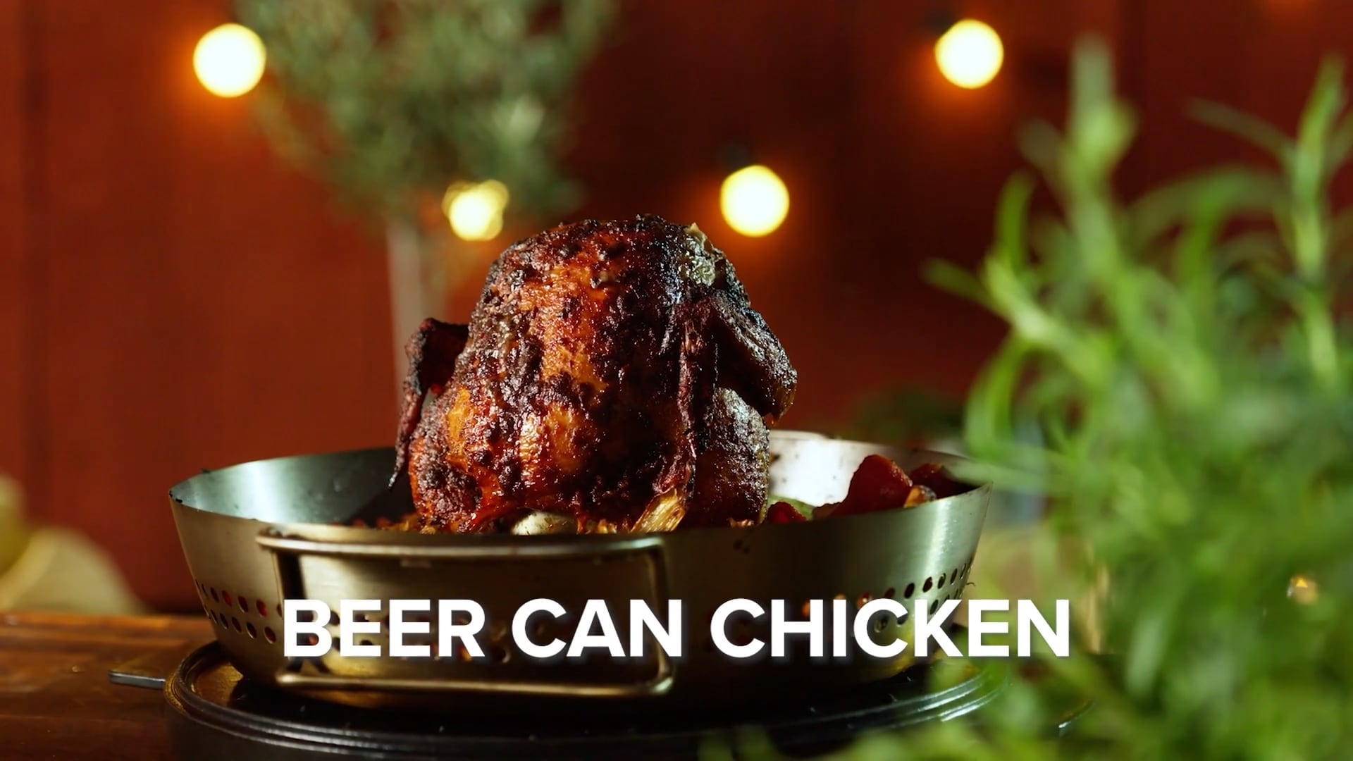 Beer can chicken