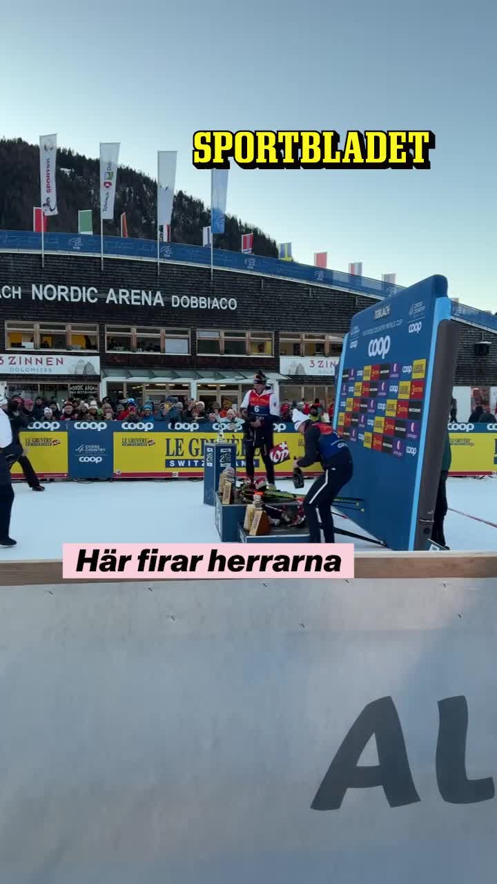 Svenskt fiasko i sprinten – Här firas sprintfinalen
