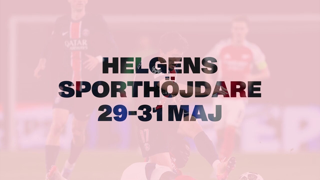 Klicka här för sporthöjdpunkter från helgen 29-31 maj