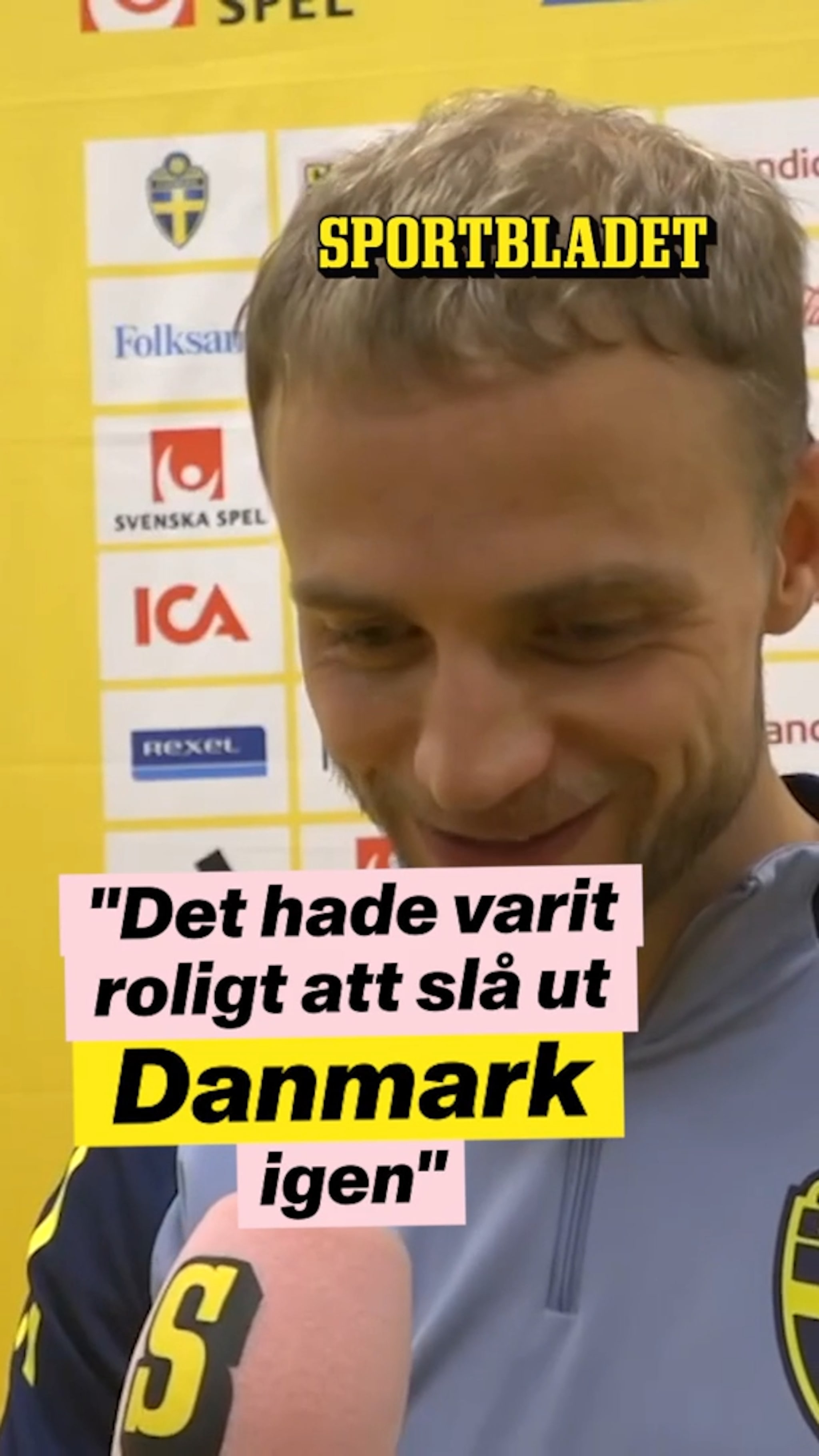 Blågult: "Vore roligt att slå ut Danmark igen"