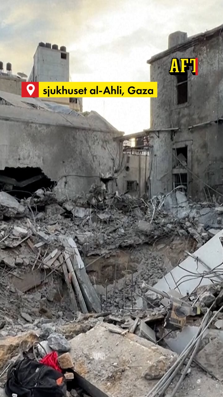 Israeliska attacker mot Gazasjukhus – akutmottagning träffad