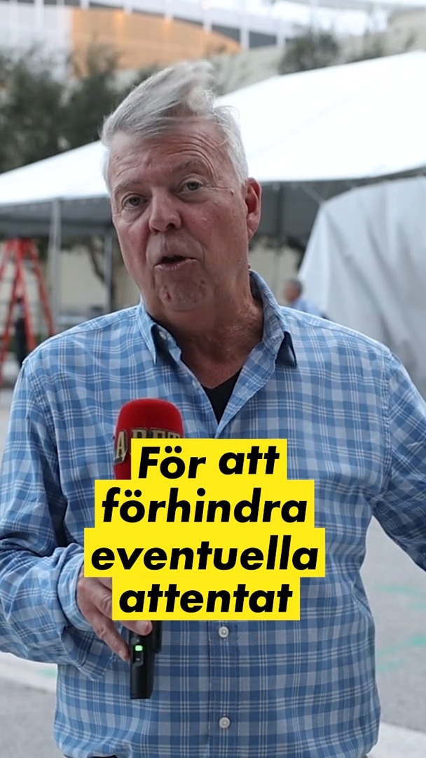 Wolfgang Hansson vid Trumps valvaka