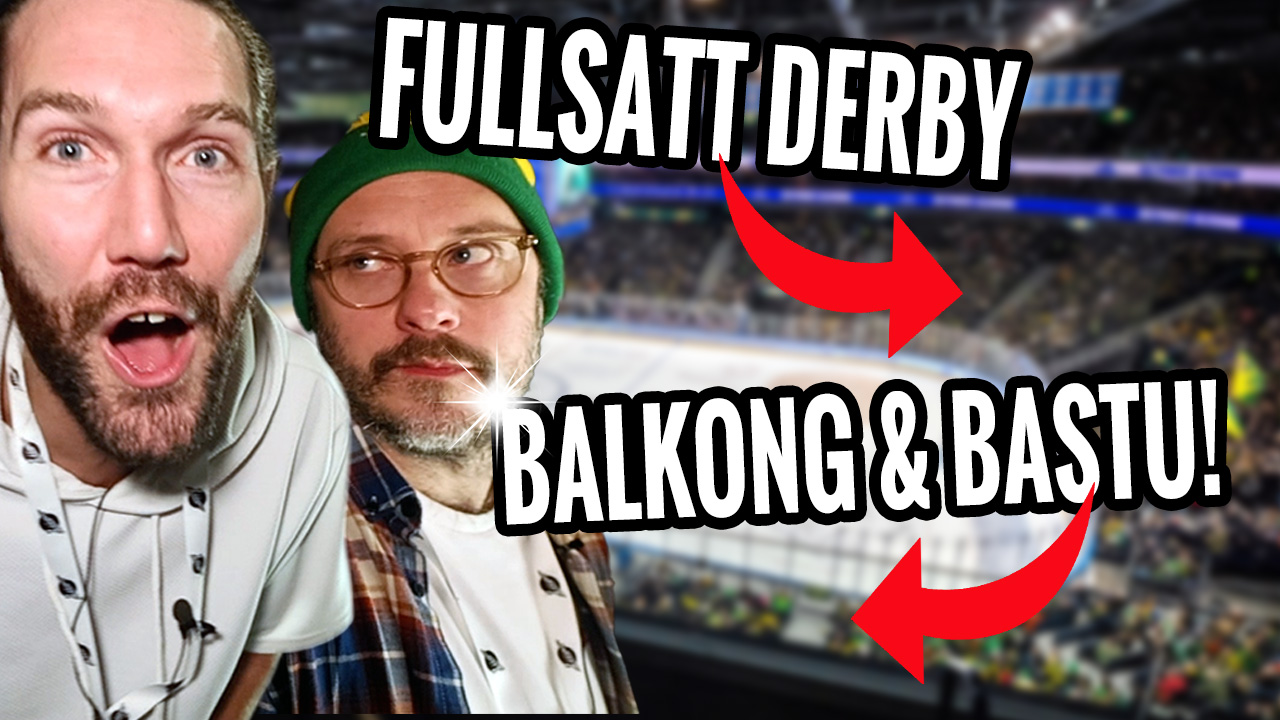 Ser hockeyderby från lyxsvit