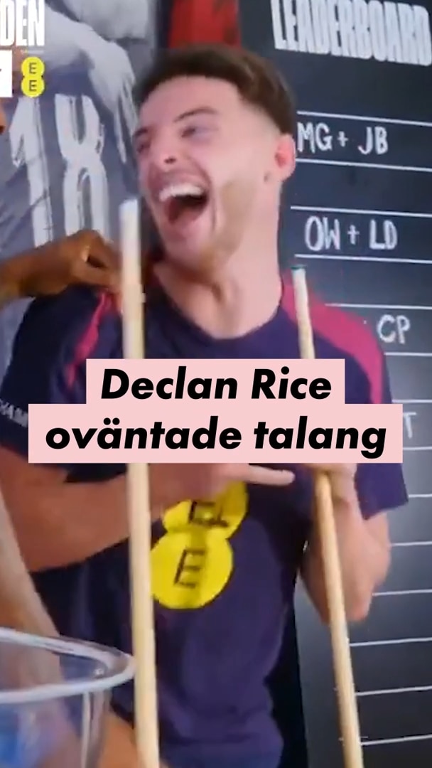 Declan Rice oväntade talang