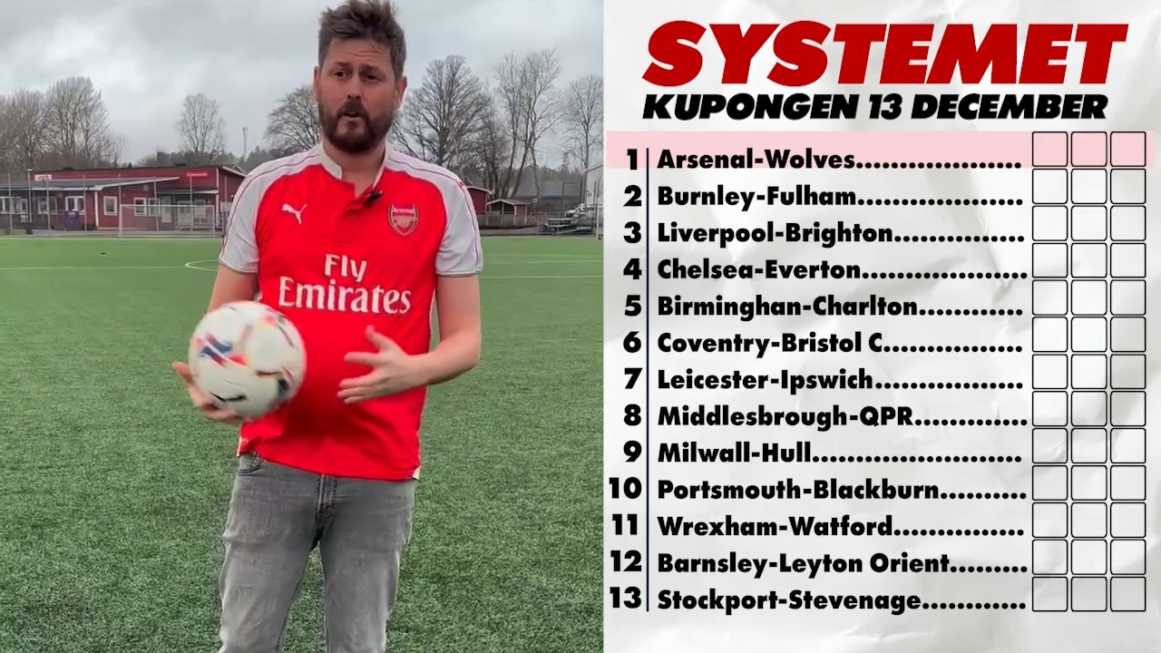 Stryktipset 13 december: Experternas bästa skrällar, spikar och drag