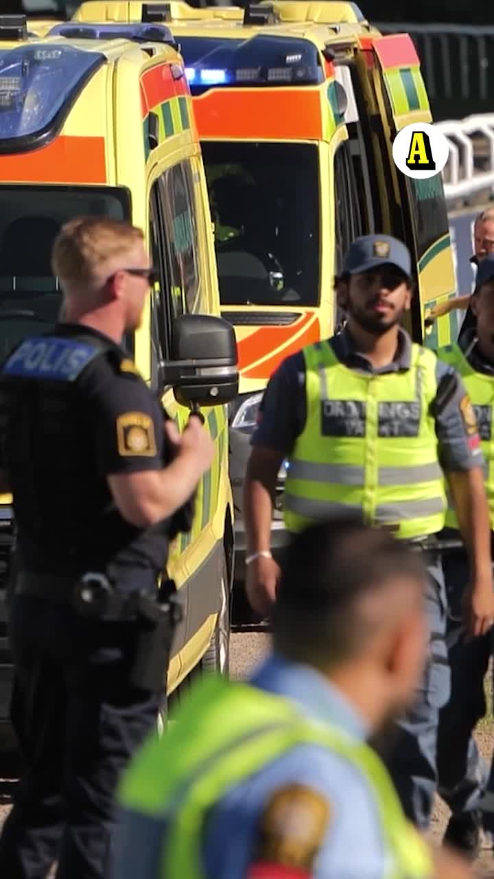 Två skadade i olycka på travbana