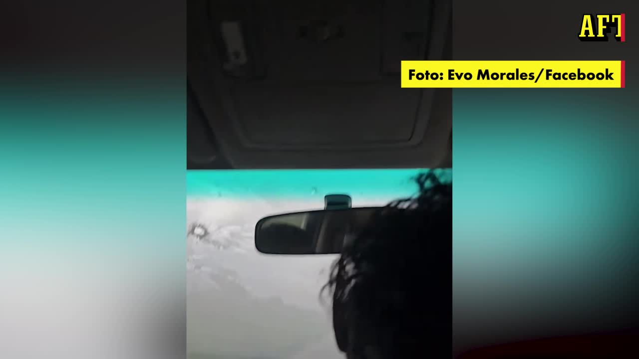 Här är Evo Morales video från beskjutningen